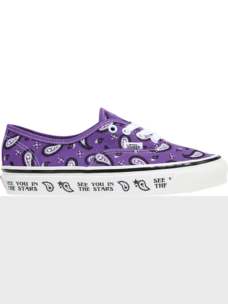 Кеды Vans Our Legends x Authentic 44 DX Mongoose - Purple Paisley — изображение 1 из 1, фиолетовый