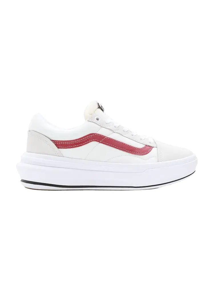 Кроссовки Vans Old Skool Overt ComfyCush 'White Red' — изображение 1 из 1, белый/красный