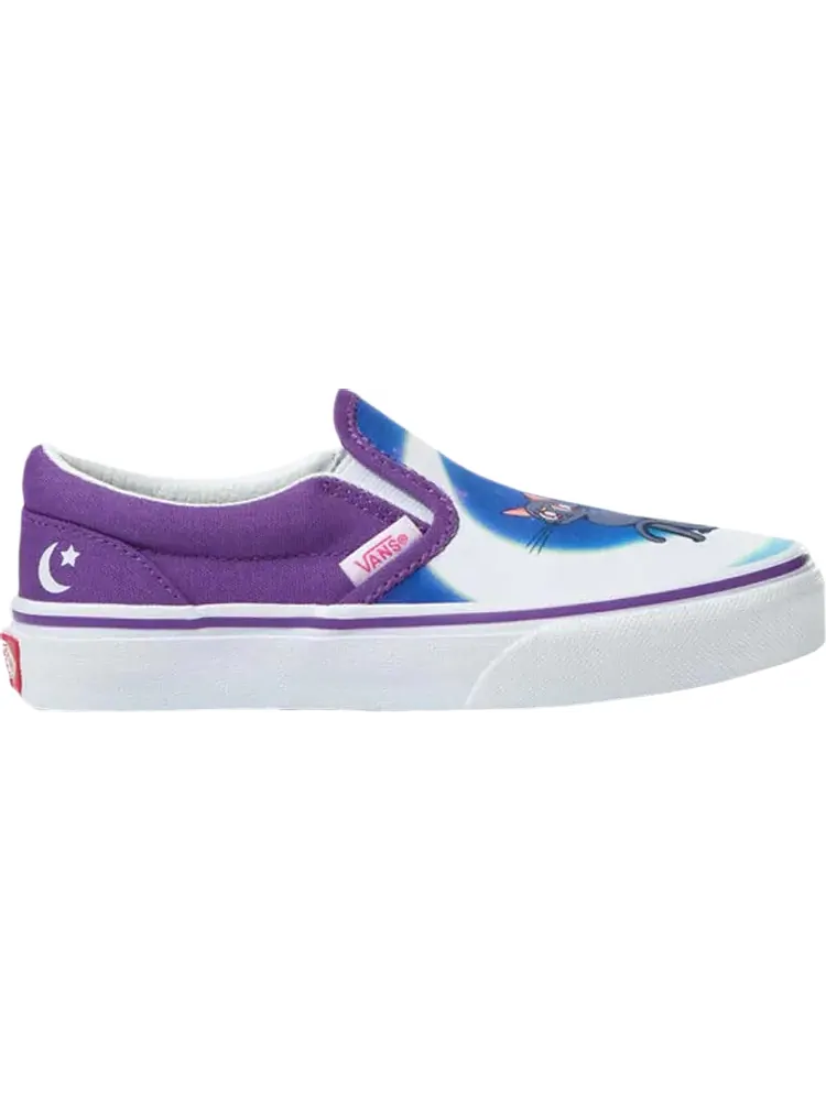 Кеды Vans Sailor Moon x Classic Slip-On Kids Pretty Guardian — изображение 1 из 1, синий