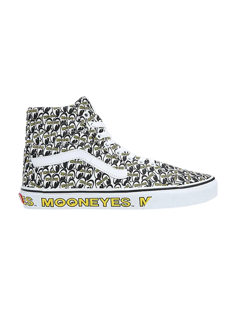 Кроссовки Mooneyes x Sk8-Hi Vans — изображение 1 из 1, белый/желтый