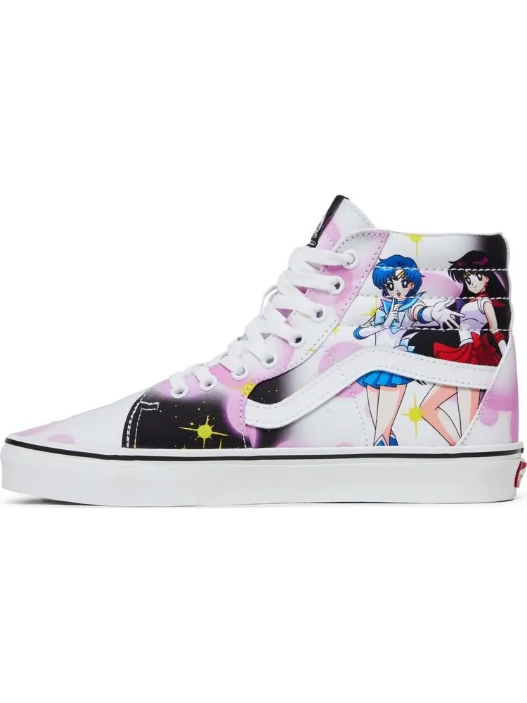 Кеды Vans Sk8-Hi Sailor Moon Pretty Guardian - Черно-розовые — изображение 3 из 8, розовый