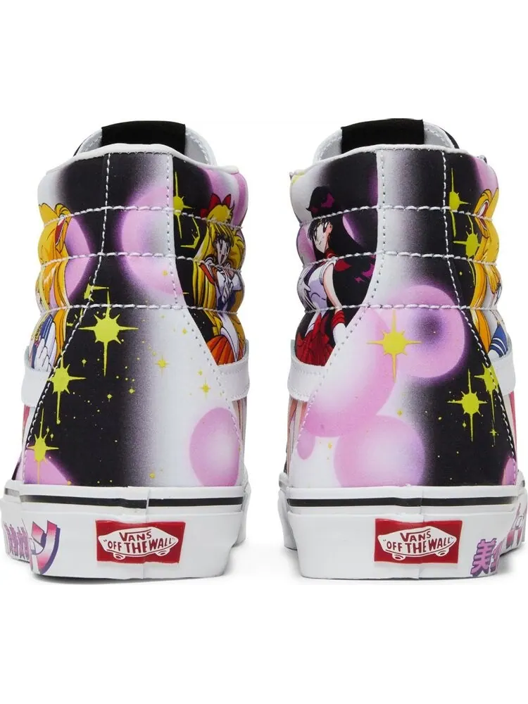 Кеды Vans Sk8-Hi Sailor Moon Pretty Guardian - Черно-розовые — изображение 6 из 8, розовый