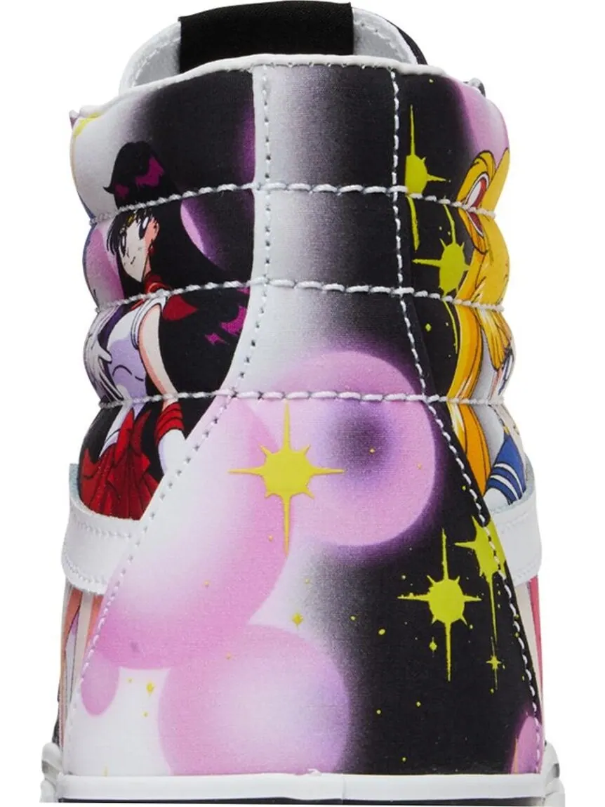Кеды Vans Sk8-Hi Sailor Moon Pretty Guardian - Черно-розовые — изображение 7 из 8, розовый