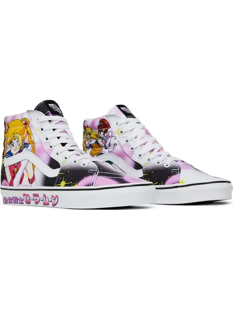 Кеды Vans Sk8-Hi Sailor Moon Pretty Guardian - Черно-розовые — изображение 8 из 8, розовый