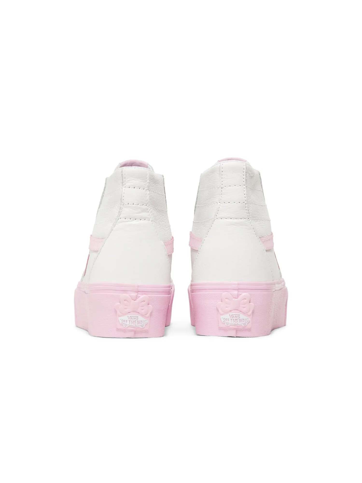Ботинки Barbie x Sk8-Hi Tapered Stackform Vans — изображение 6 из 8, белый/розовый