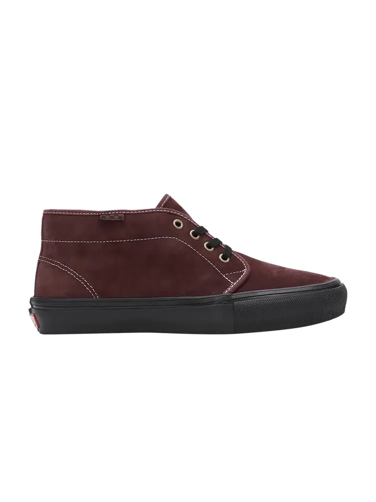 Кеды Vans Skate Chukka 'Dark Red Black' — изображение 1 из 1, темный красный/черный