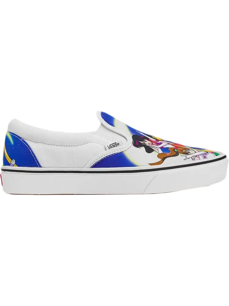 Кеды Vans Sailor Moon x Classic Slip-On ComfyCush Pretty Guardian — изображение 1 из 1, синий