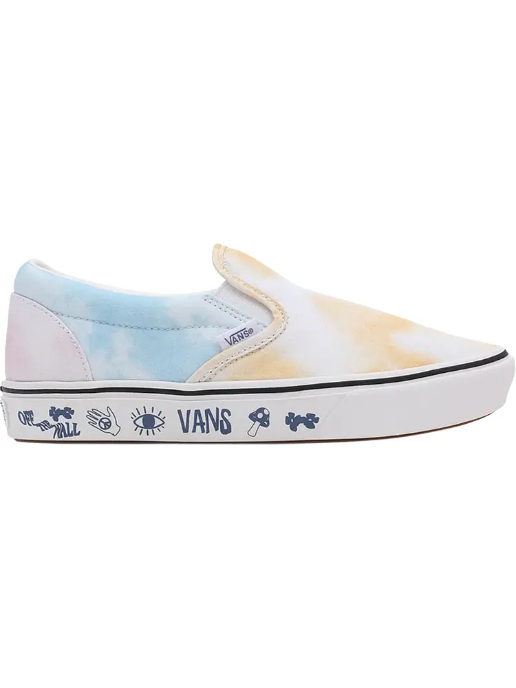Кроссовки Vans ComfyCush Slip-On Pastel Tie Dye — изображение 1 из 1, мульти