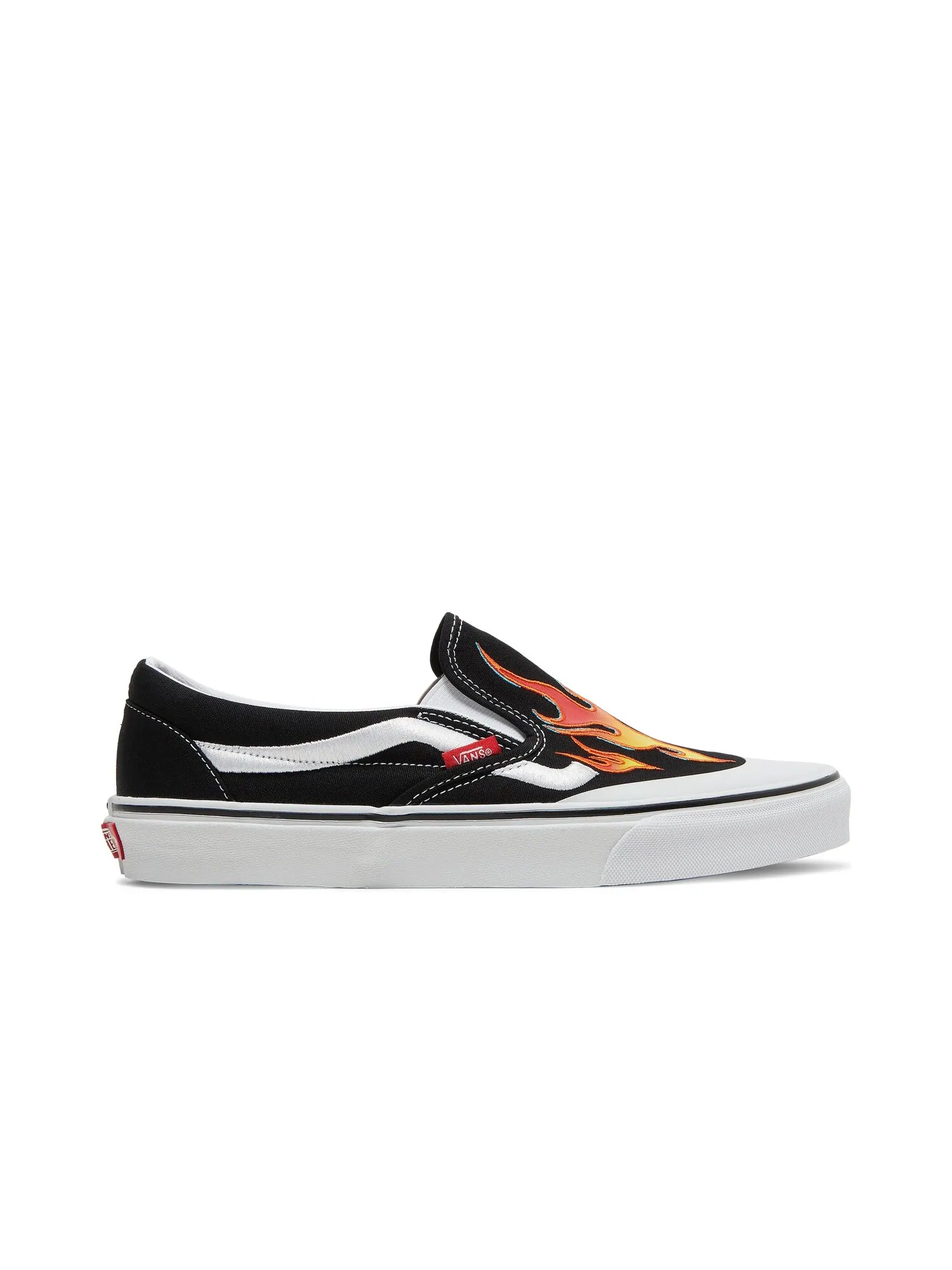 Слипоны A$AP Rocky x Classic Vans — изображение 1 из 8, черный/красный