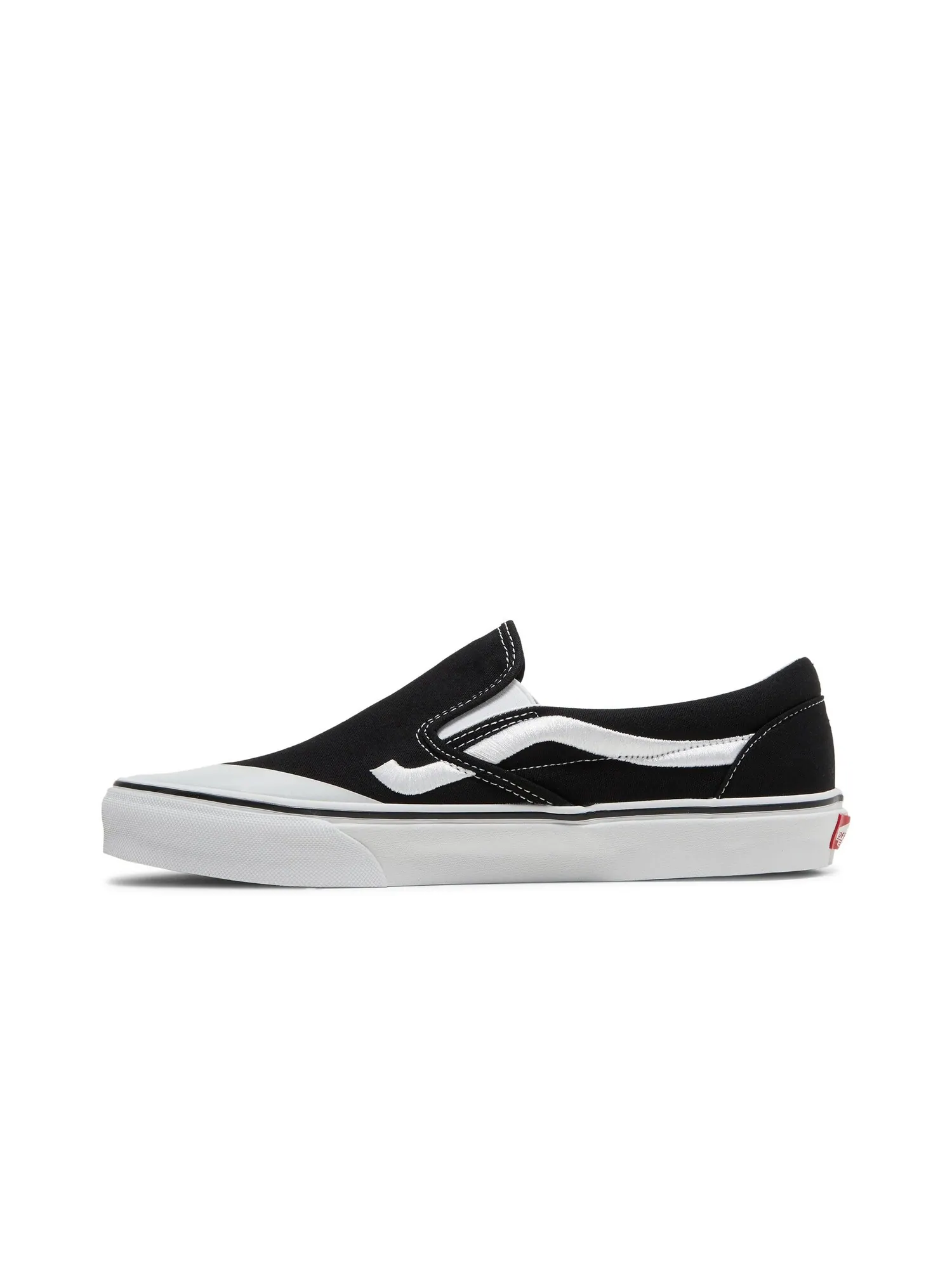 Слипоны A$AP Rocky x Classic Vans — изображение 3 из 8, черный/красный
