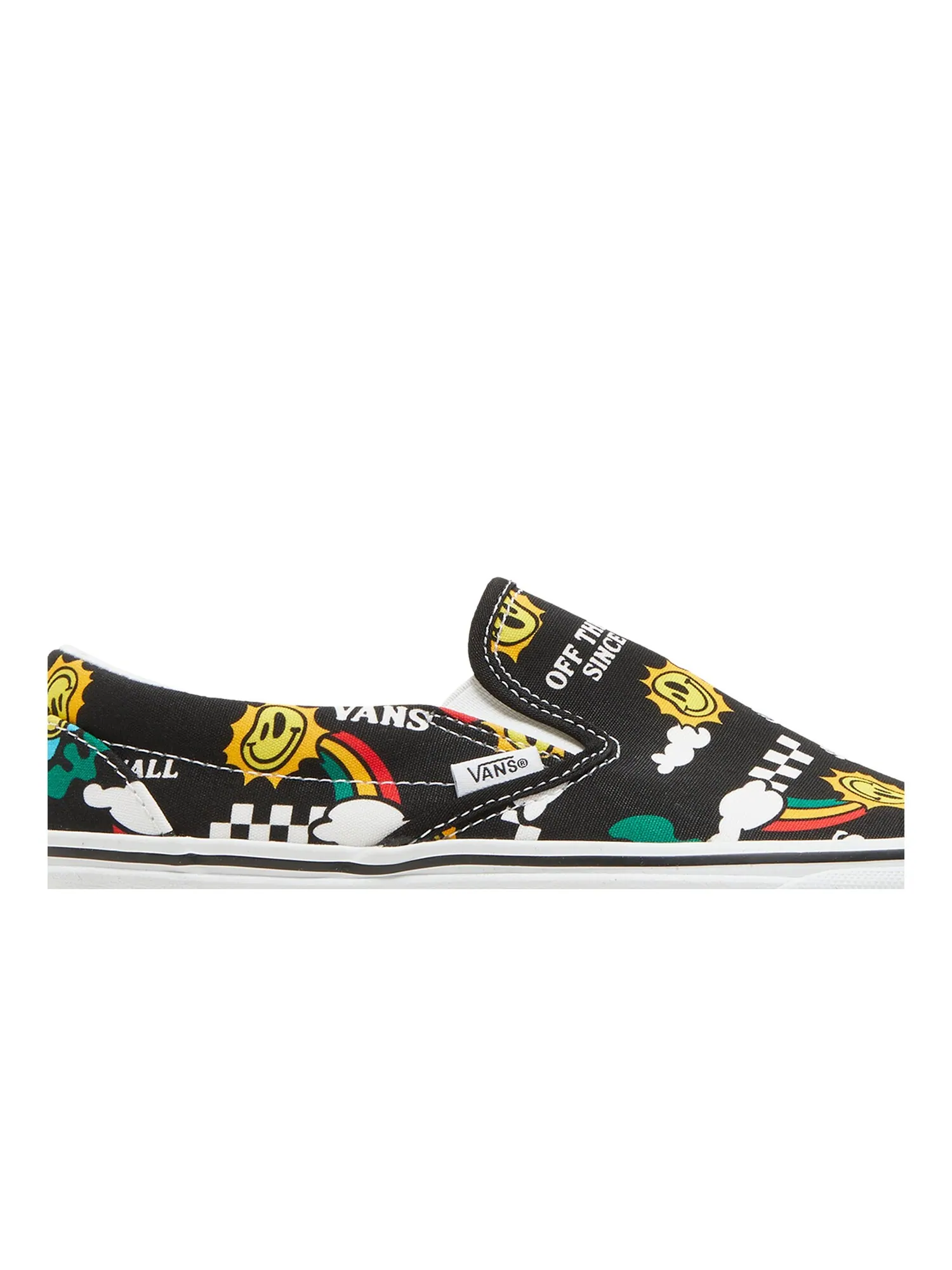 Классические слипоны Vans — изображение 2 из 8, черный/белый