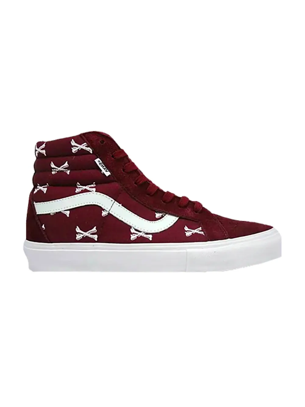 Кроссовки WTAPS x Sk8-Hi Vans — изображение 1 из 1, бордовый
