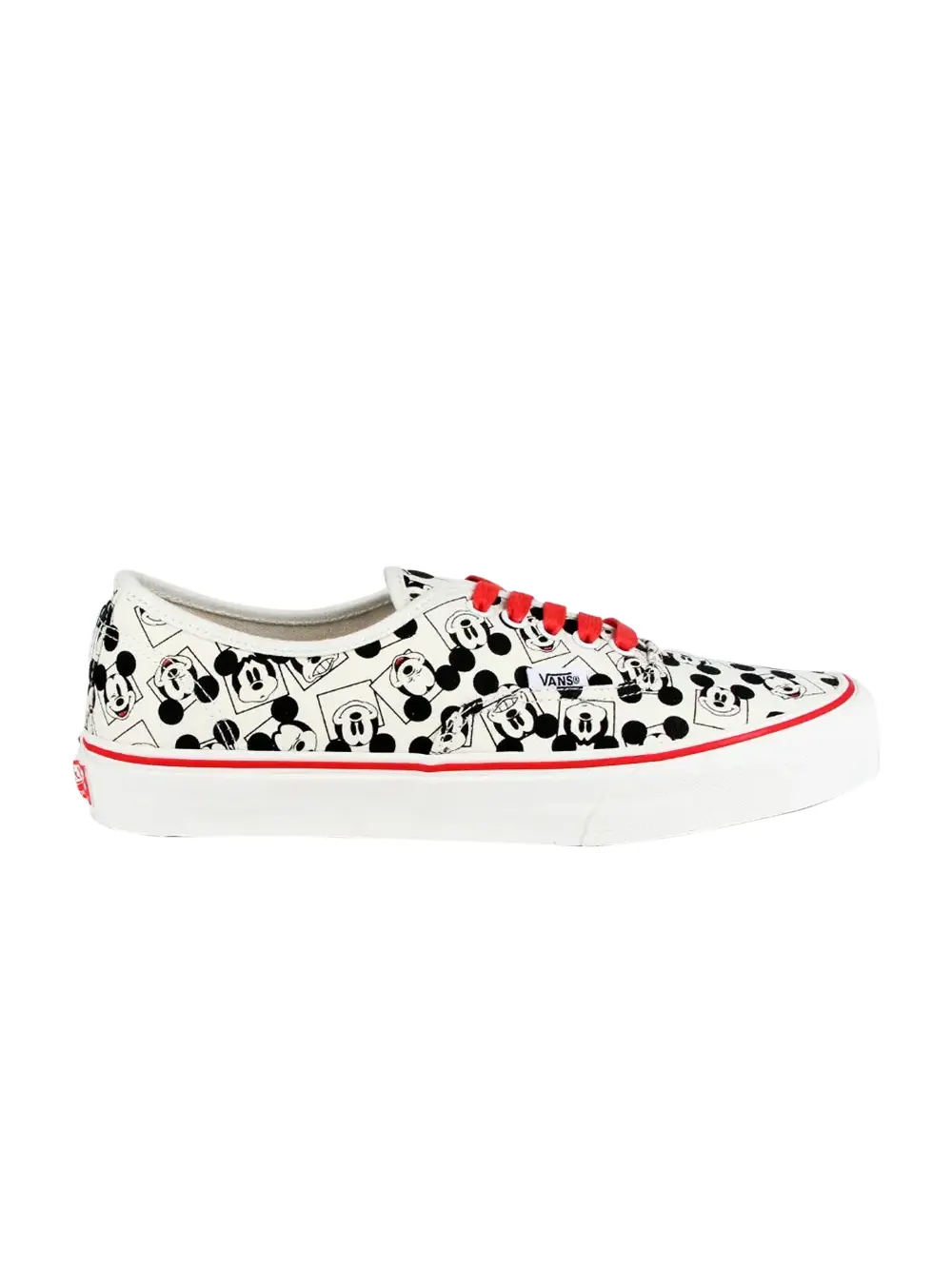 Кроссовки Disney x Authentic Vans — изображение 1 из 1, бежевый/черный/красный