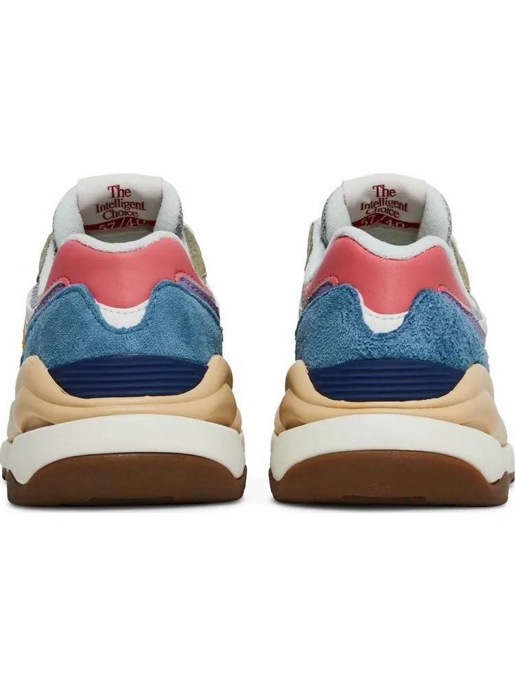 Кроссовки New Balance Wmns 57/40 'Silver Mink Blue' — изображение 6 из 8, серебряный