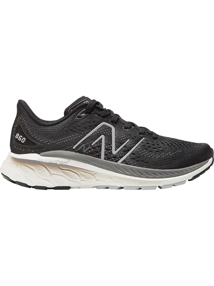 Кроссовки New Balance Wmns Fresh Foam X 860v13 Wide 'Black White' — изображение 1 из 1, черный