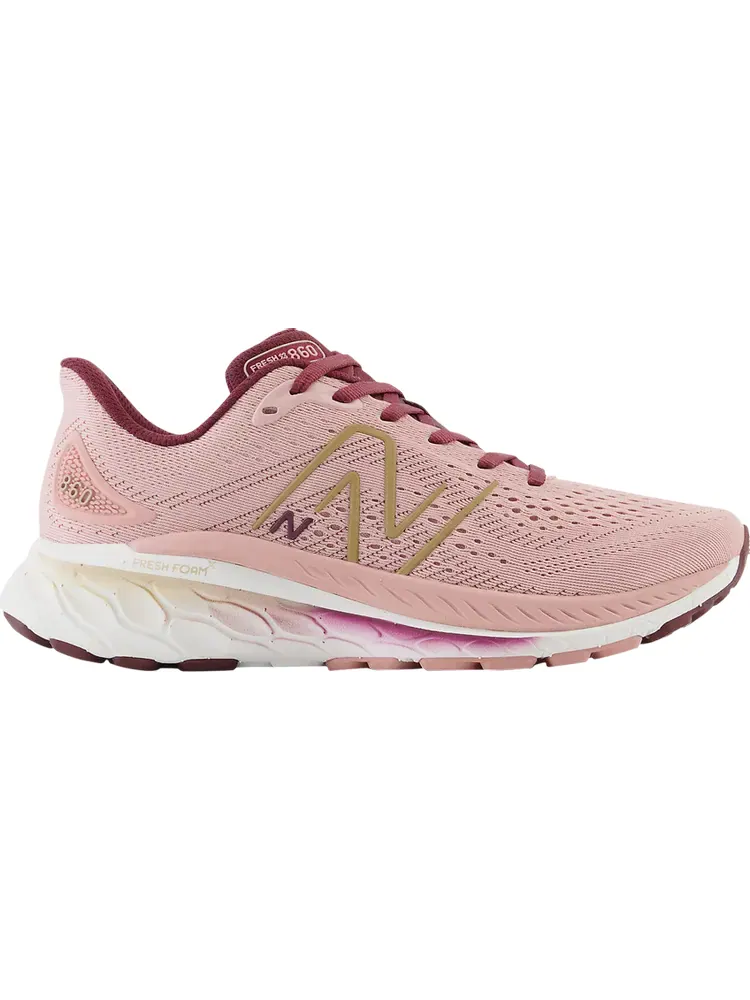 Кроссовки Wmns Fresh Foam X 860v13 'Pink Moon Burgundy' — изображение 1 из 1, розовый