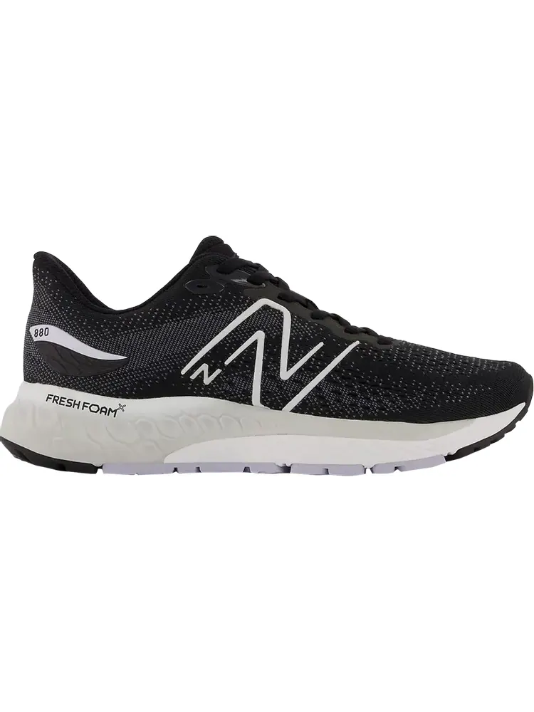 Кроссовки New Balance Wmns Fresh Foam X 880v12 2E Wide 'Black Steel' — изображение 1 из 1, черный