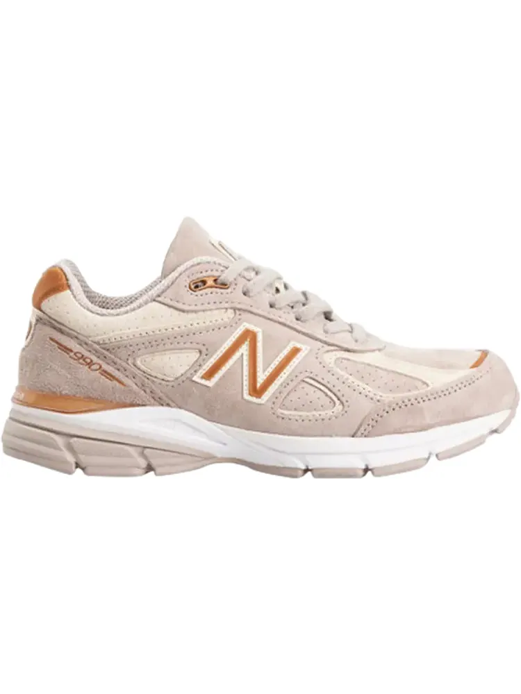 Кроссовки New Balance Wmns 990v4 Made In USA 'White Alabaster' — изображение 1 из 1, белый