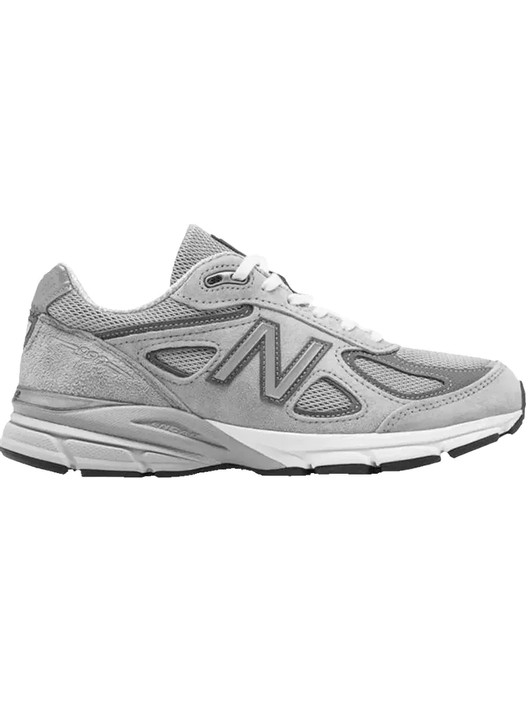 Кроссовки New Balance Wmns 990v4 Made in USA 'Grey Silver' — изображение 1 из 1, серебряный