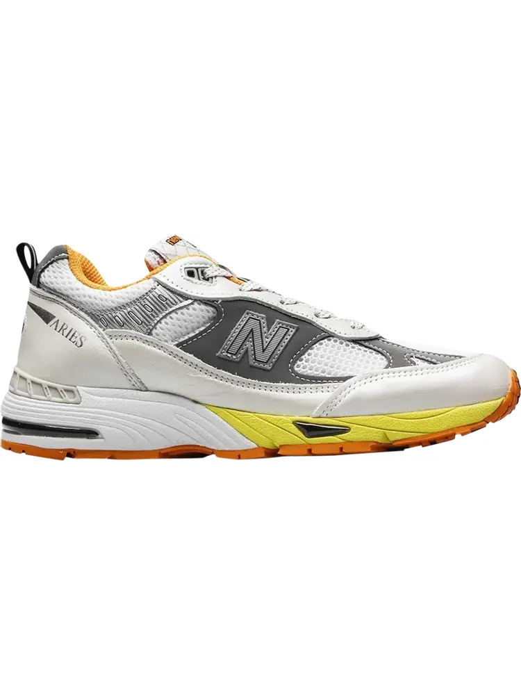 Кроссовки New Balance Aries x Wmns 991 Made in England 'Orange Silver' — изображение 1 из 1, серебряный