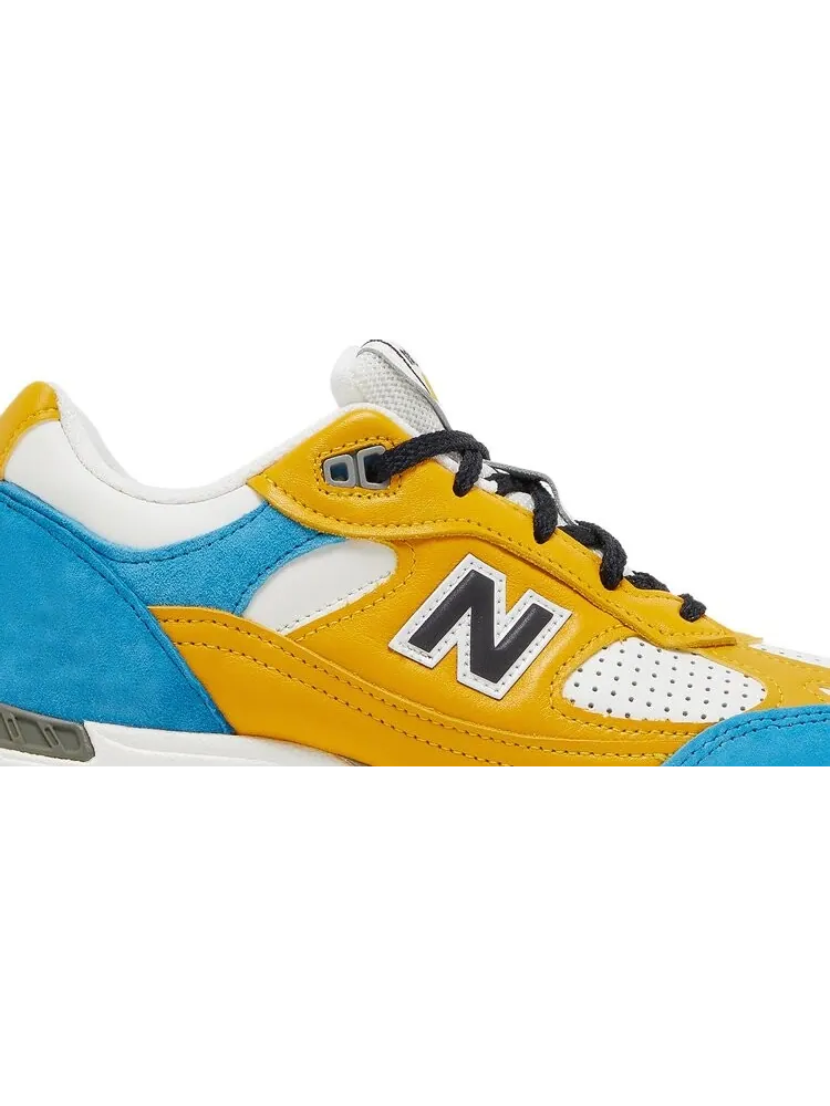 Кроссовки New Balance Sneakersnstuff x Wmns 991 Made in England 'Blue Yellow' — изображение 2 из 8, желтый