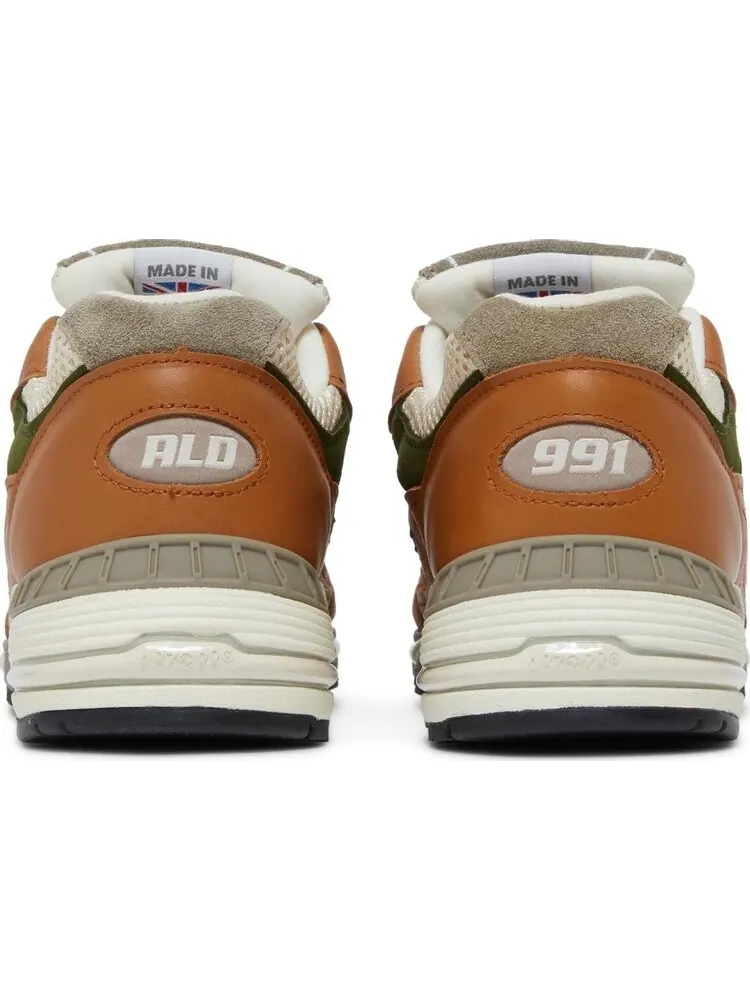 Кроссовки New Balance Aimé Leon Dore x Wmns 991 Made in England 'Tan' — изображение 6 из 8, загар