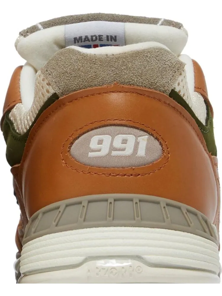 Кроссовки New Balance Aimé Leon Dore x Wmns 991 Made in England 'Tan' — изображение 7 из 8, загар