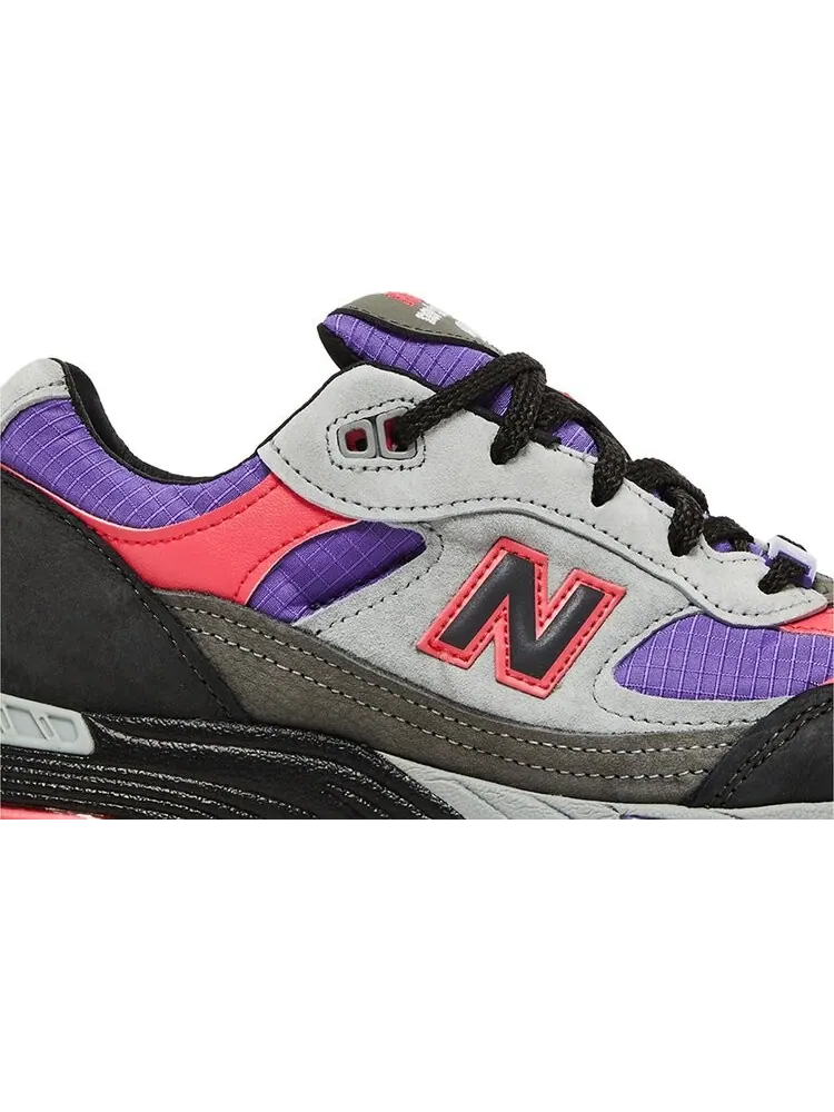 Кроссовки Palace x Wmns 991 Made in England 'Black Ultra Violet' — изображение 2 из 4, фиолетовый