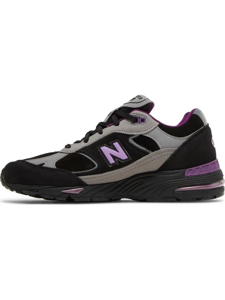 Кроссовки New Balance Stray Rats x Wmns 991 Made In England 'Black Purple' — изображение 3 из 8, черный