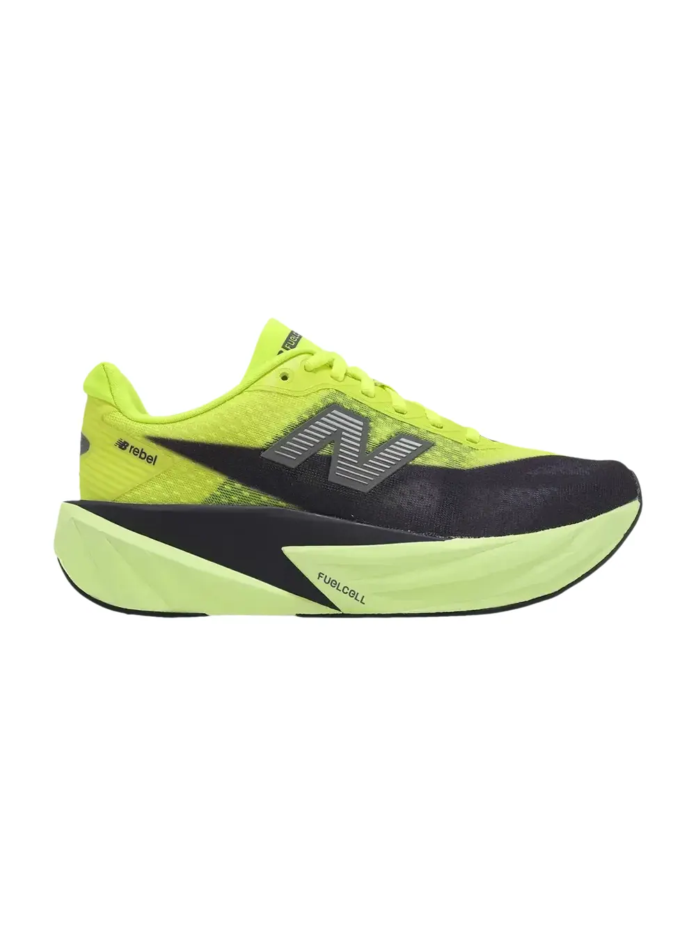 Кроссовки New Balance Wmns Fuelcell Rebel V5 D Wide — изображение 1 из 1, желтый/черный