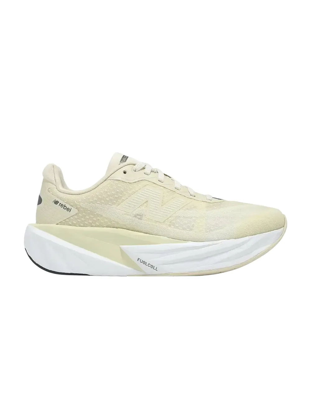 Кроссовки New Balance Wmns Fuelcell Rebel V5 D Wide — изображение 1 из 1, бежевый/белый