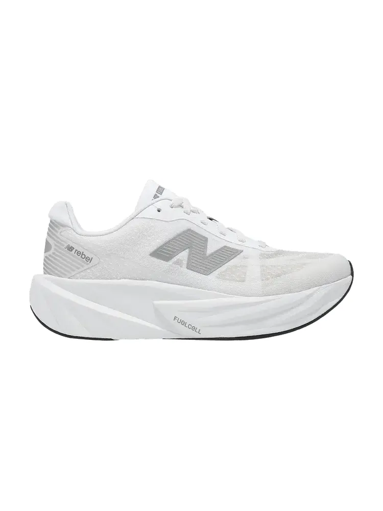 Кроссовки New Balance Wmns Fuelcell Rebel v5 Wide 'White Silver' — изображение 1 из 1, белый
