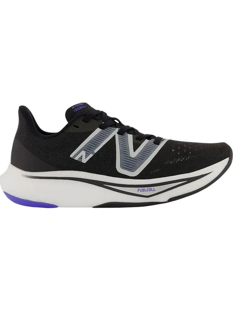 Кроссовки New Balance Wmns FuelCell Rebel v3 'Black Vibrant Spring Glo' — изображение 1 из 1, черный