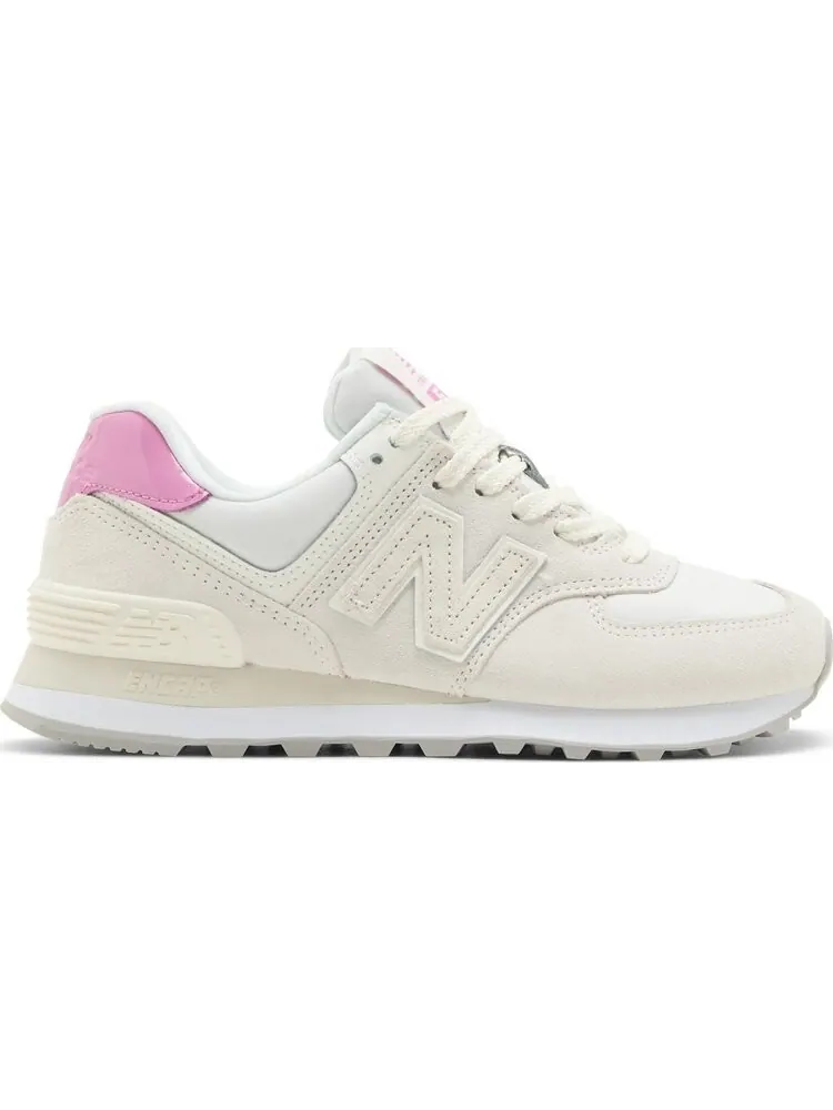 Кроссовки Wmns 574 'Sea Salt Real Pink' — изображение 1 из 4, бежевый