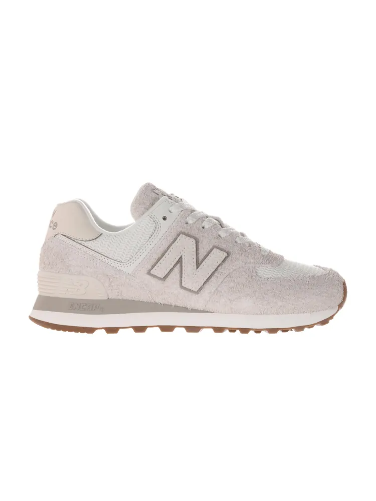 Кроссовки New Balance Wmns 574 'Sea Salt Hairy Suede' — изображение 1 из 1, серый