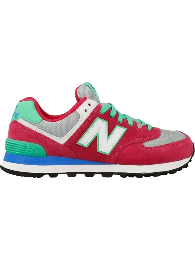 Кроссовки New Balance Wmns 574 'Red Green' — изображение 1 из 1, красный