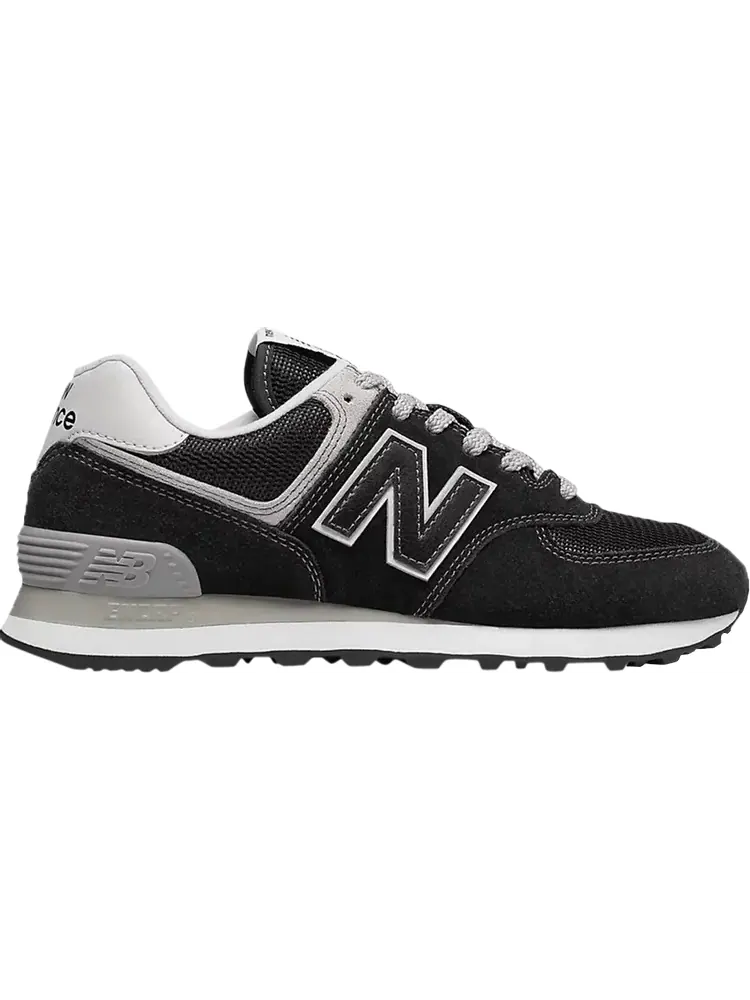 Кроссовки New Balance Wmns 574 Core 'Black' — изображение 1 из 1, черный