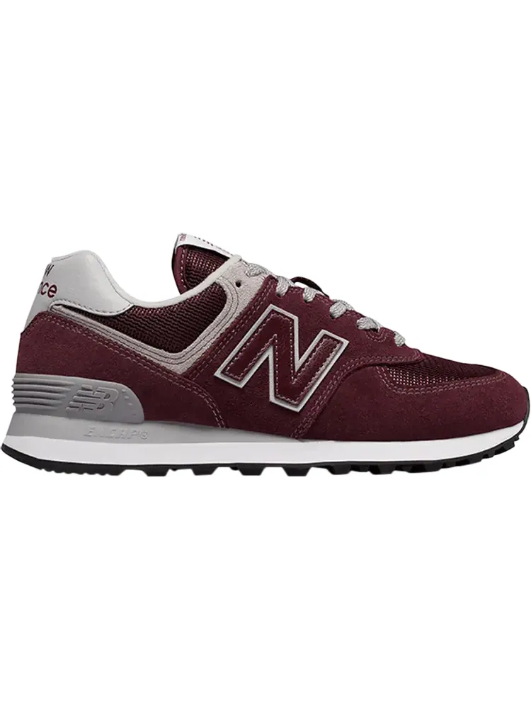 Кроссовки New Balance Wmns 574 — изображение 1 из 1, бордовый/серый