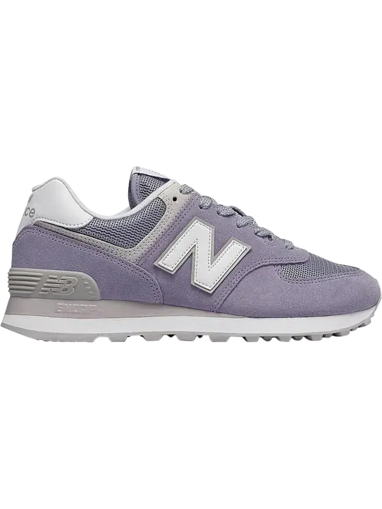 Кроссовки New Balance Wmns 574 — изображение 1 из 1, белый/фиолетовый