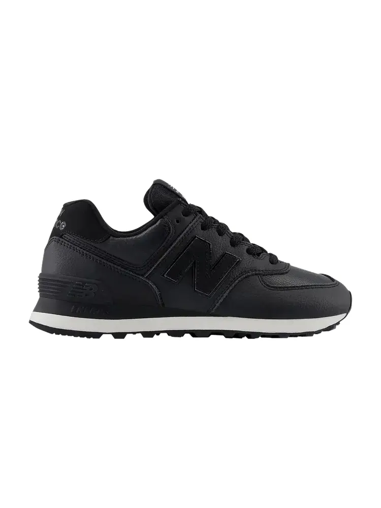 Кроссовки New Balance Wmns 574 'Black White' — изображение 1 из 1, черный/белый
