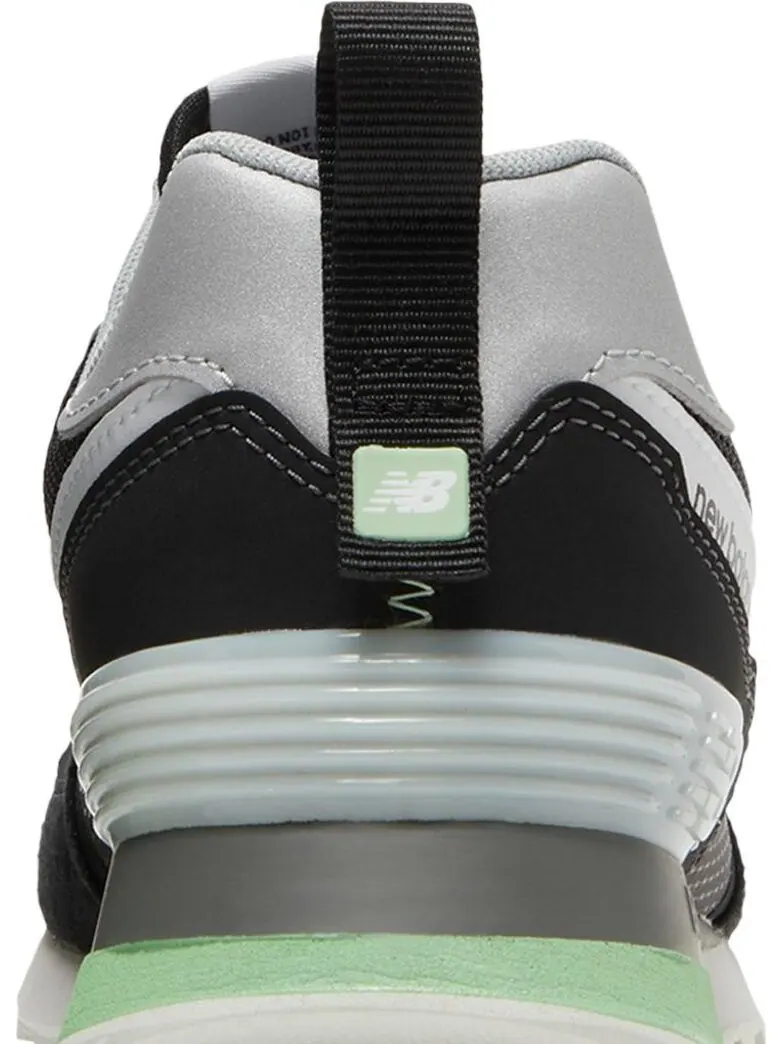 Кроссовки New Balance Wmns 574 'Black Green' — изображение 7 из 8, черный