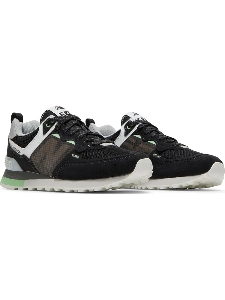 Кроссовки New Balance Wmns 574 'Black Green' — изображение 8 из 8, черный