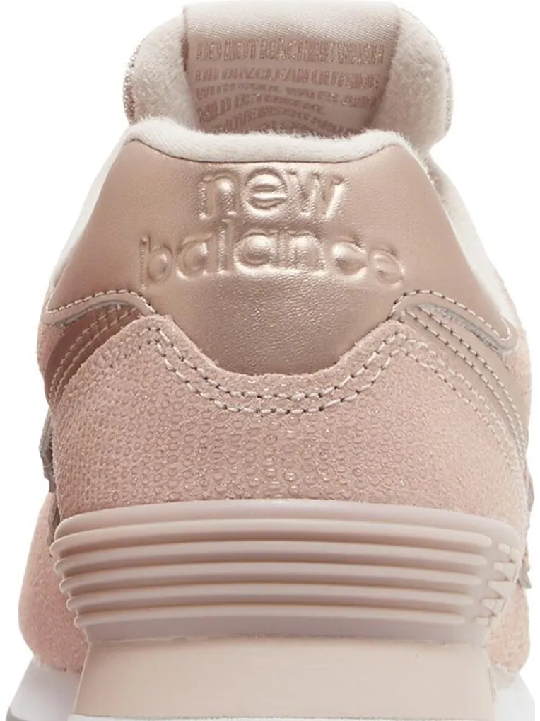 Кроссовки New Balance Wmns 574 'Pink Reptile' — изображение 7 из 8, розовый