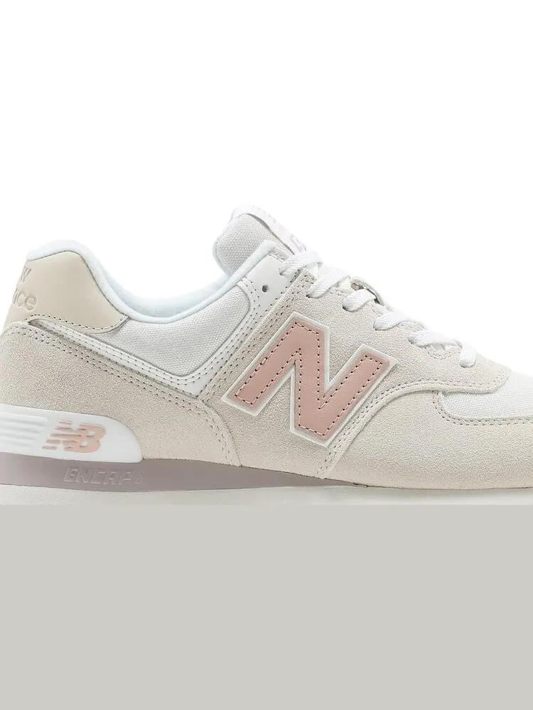 Кроссовки New Balance Wmns 574 'Tencel - Sea Salt Rose Water' — изображение 2 из 8, бежевый
