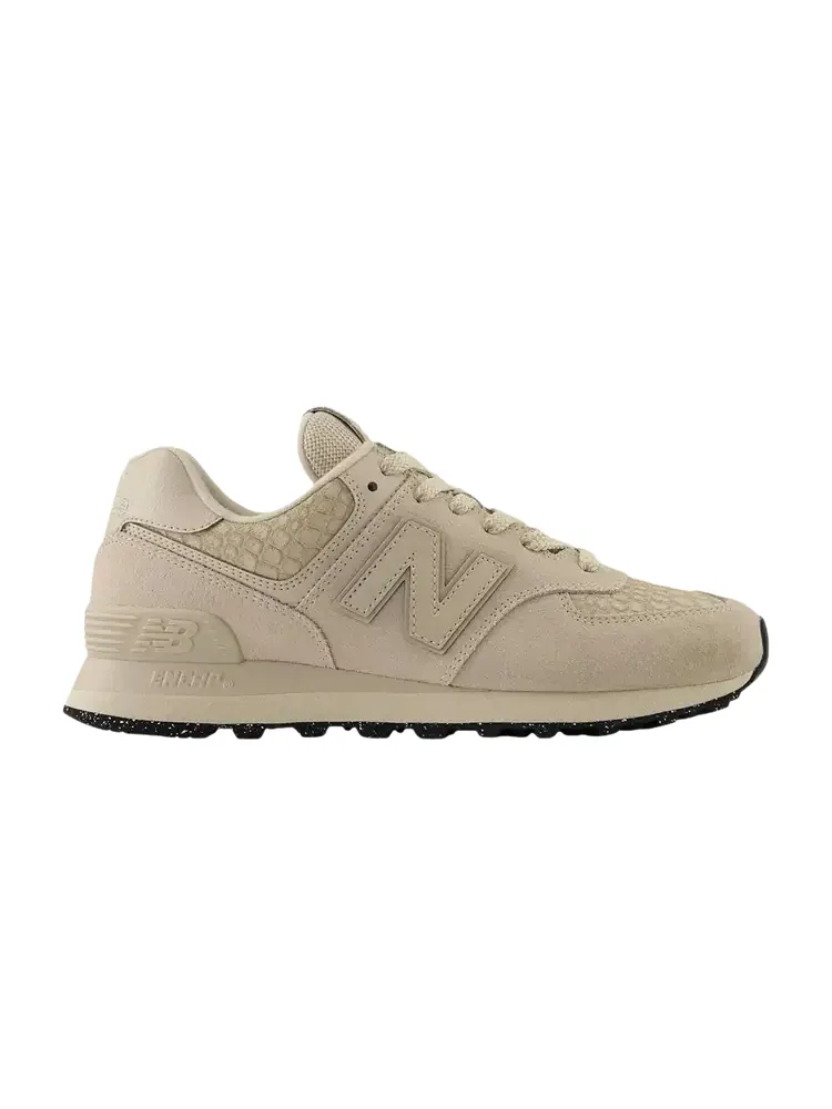 Кроссовки New Balance Wmns 574 'White Bone Croc' — изображение 1 из 1, бежевый