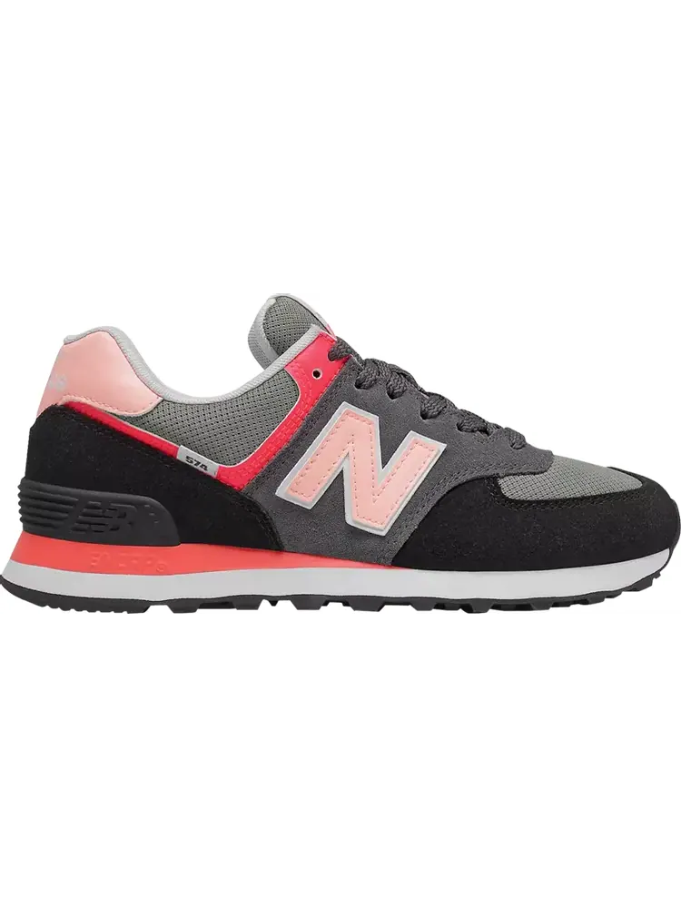 Кроссовки New Balance Wmns 574 — изображение 1 из 1, серый/черный/розовый