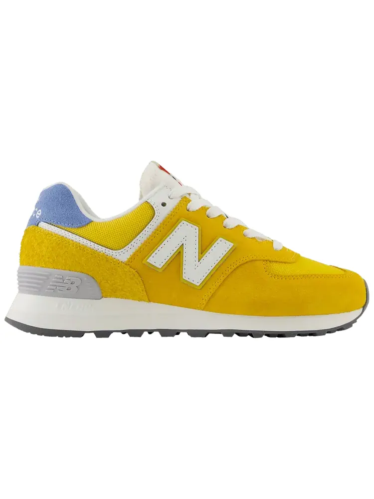 Кроссовки New Balance Wmns 574 'Varsity Gold Blue Laguna' — изображение 1 из 1, золотистый синий