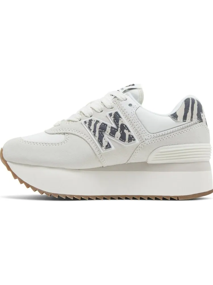 Кроссовки Wmns 574+ 'Sea Salt Animal Print' — изображение 3 из 4, серый