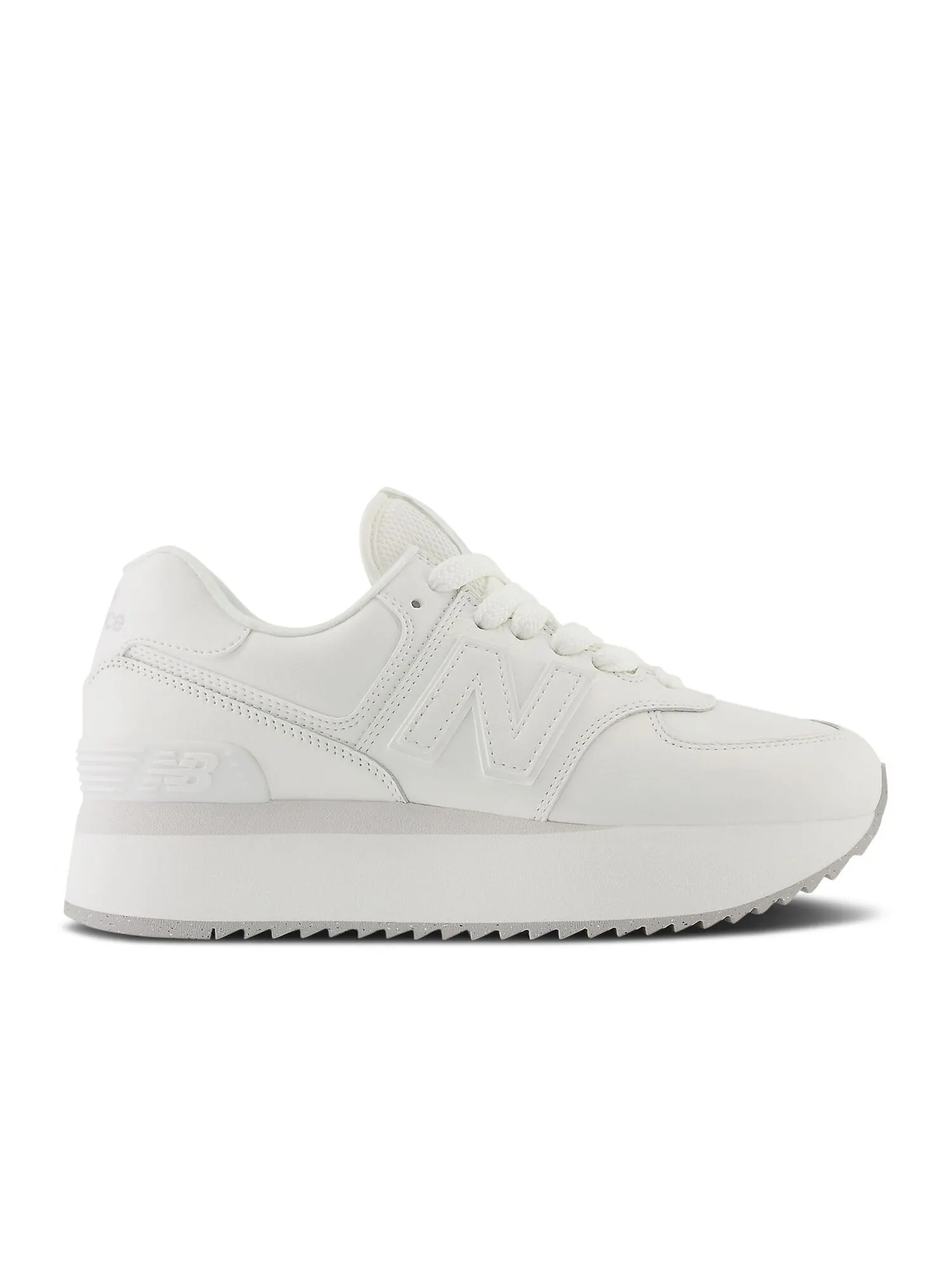 Кроссовки New Balance Wmns 574+ 'White Grey Matter' — изображение 1 из 1, белый