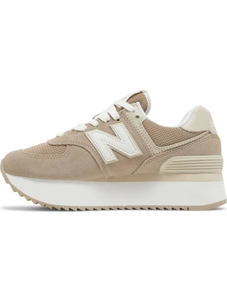 Кроссовки Wmns 574+ 'Driftwood Timberwolf' — изображение 3 из 4, бежевый